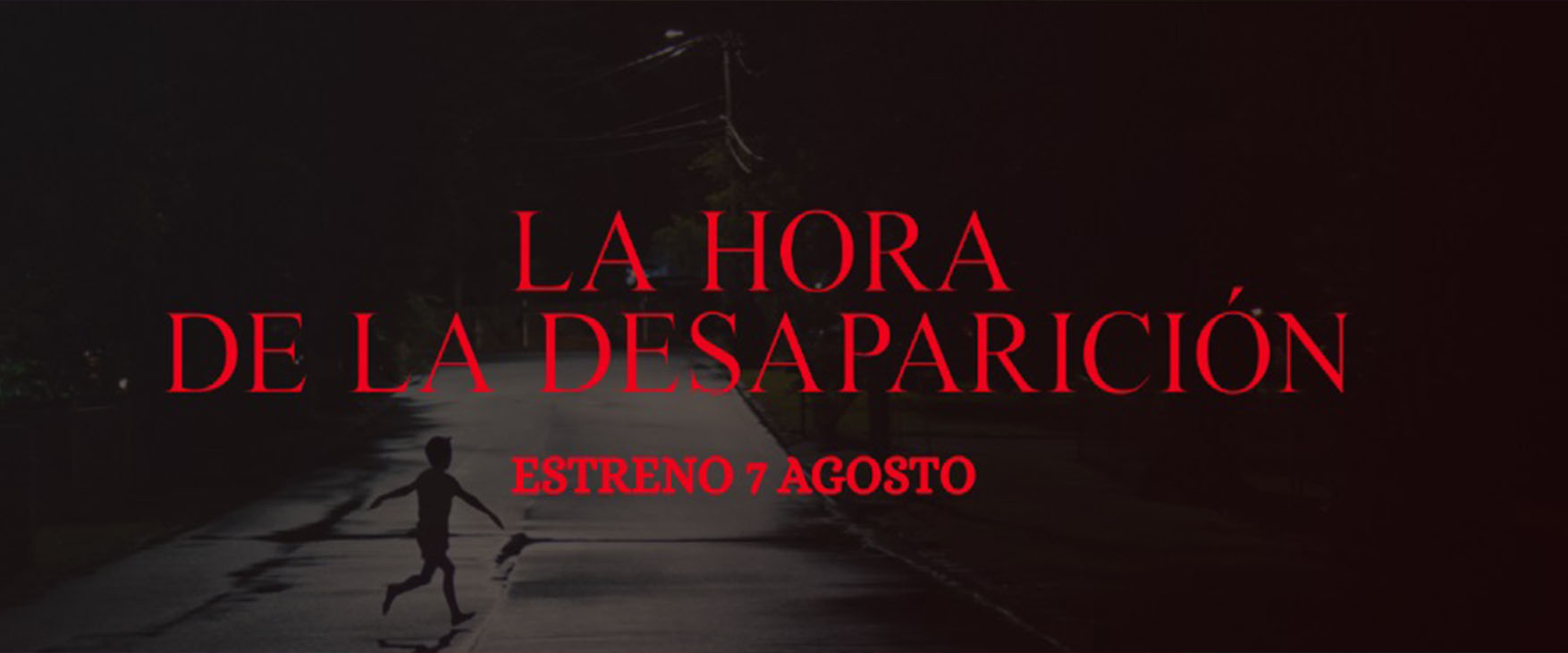LA HORA DE LA DESAPARICION